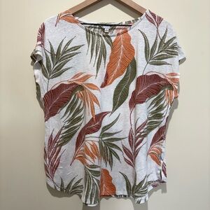 Orvis Linen Blend Short Sleeve Top